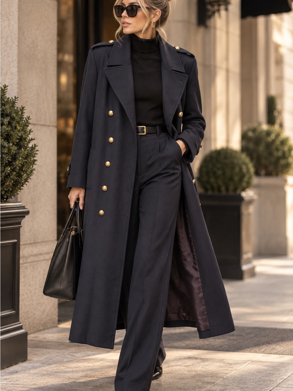 Vintage Irving Samuel Pure Wool Trench